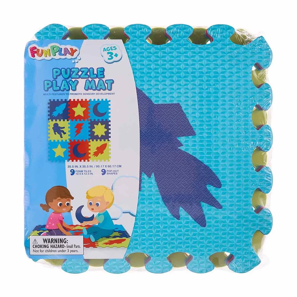 No Brand FunPlay Space Puzzle Play Mat, 9 piece at Hamilton Place